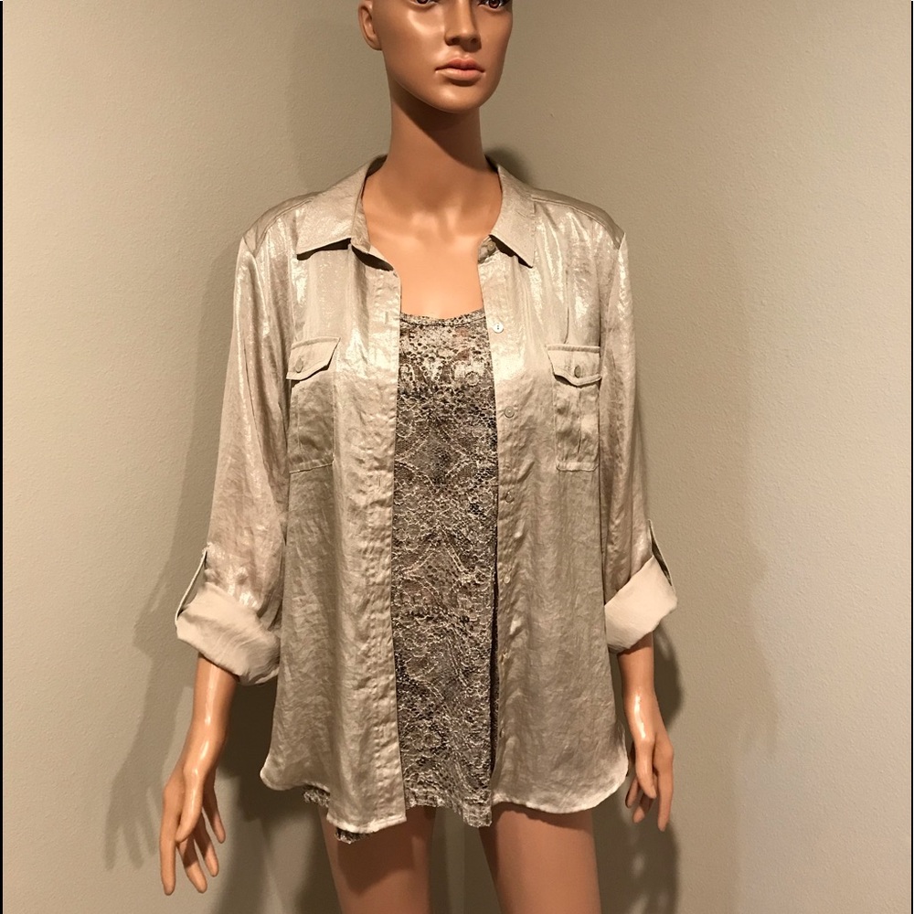 Tank with blouse (set)